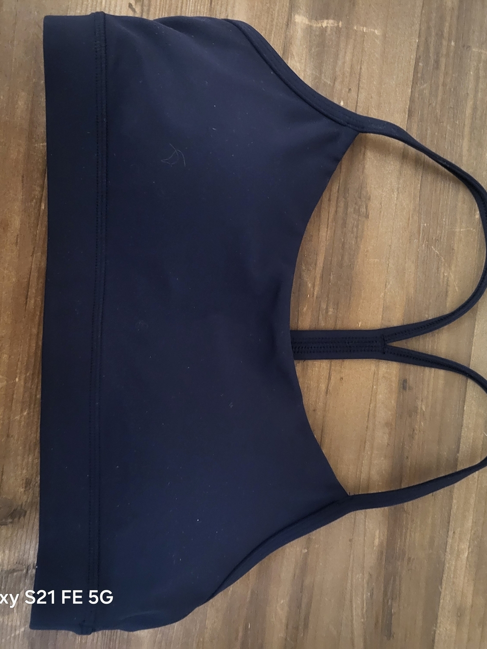 CRZ YOGA Navy Strappy Sports Bra